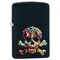 Zippo 2022 Zippo Skull Black Matte, 3D Texture Print,  ZIP-49187 - alternate 1